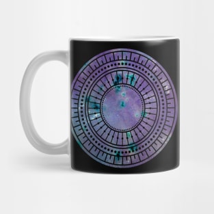 Purple galaxy mandala Mug